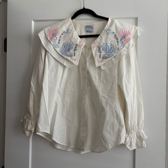 Vintage embroidered blouse - Picture 1 of 6